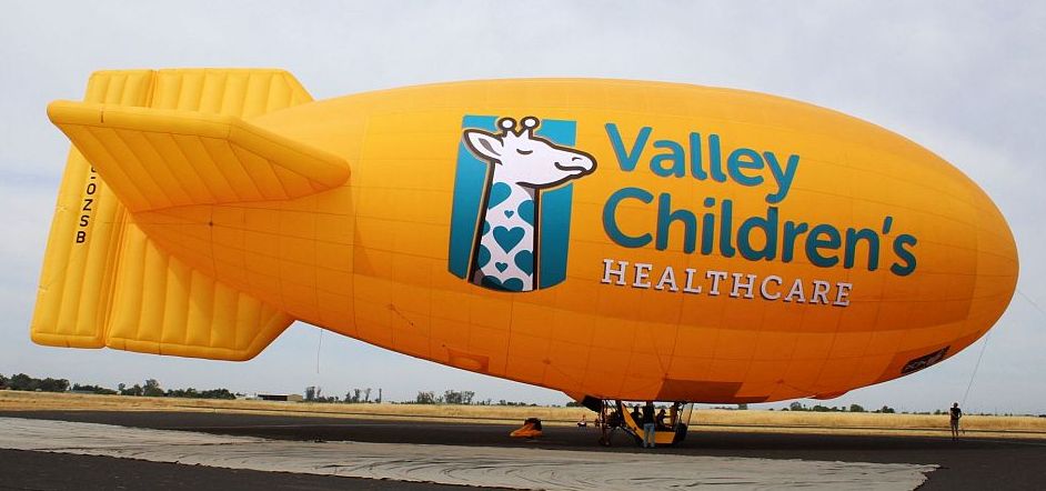 Valley Children's Airship - Amelia Airship - © Cheers Over California, Inc